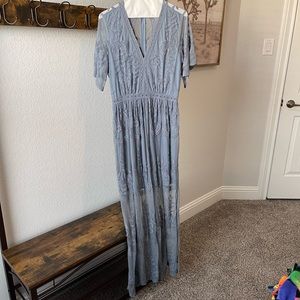 Altard state lace maxi dress